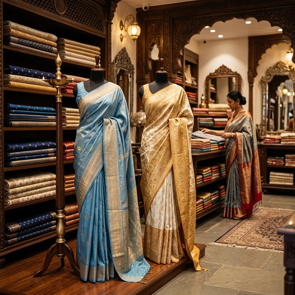 Lakshmi Narayana Silk Palace store interior